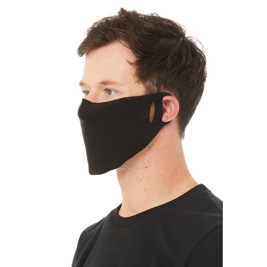 Bella Canvas Black Fleece Face Mask 10 Pack Michaels